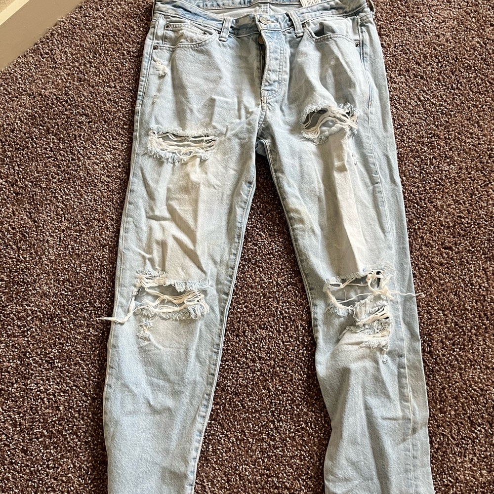 Abercrombie & Fitch Light Blue Denim